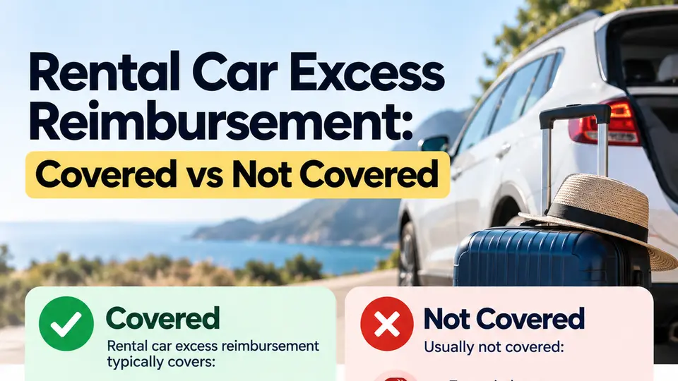 Rental Car Excess Reimbursement: What It Covers and What It Doesn't